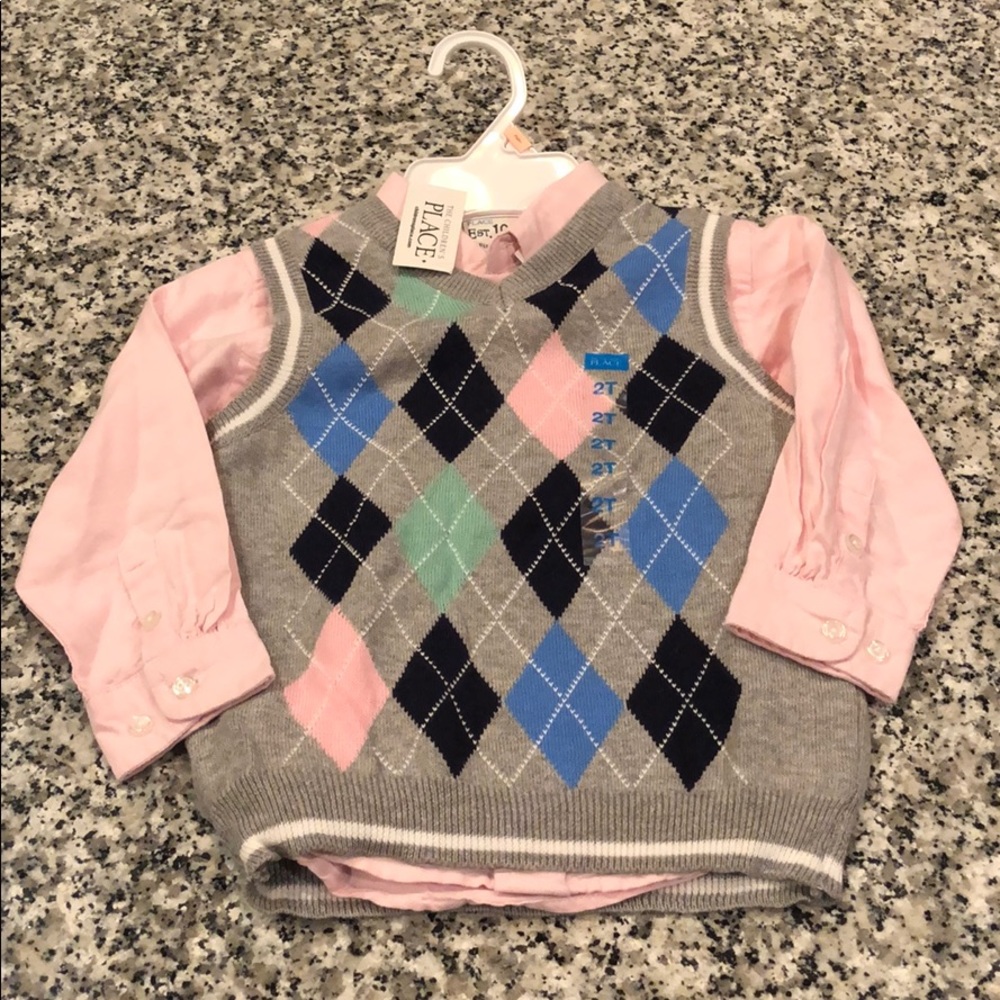 2T boys Easter spring shirt